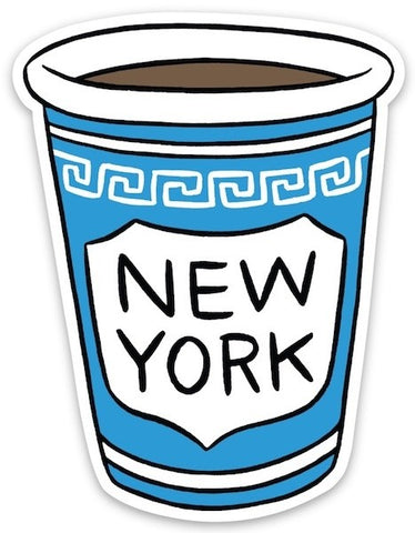 Sticker: NY Coffee Cup
