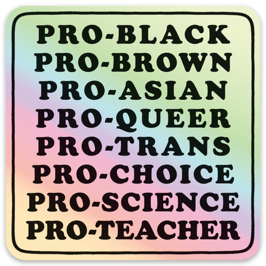 Pegatina: PRO-NEGRO