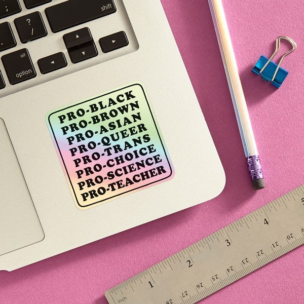 Pegatina: PRO-NEGRO