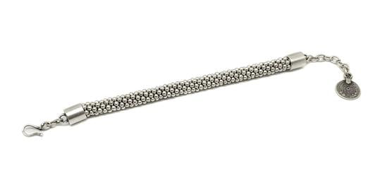 Pulsera de semilla de peltre