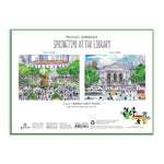 Michael Storrings Springtime at the Library 500 Piece Double-Sided Puzzle