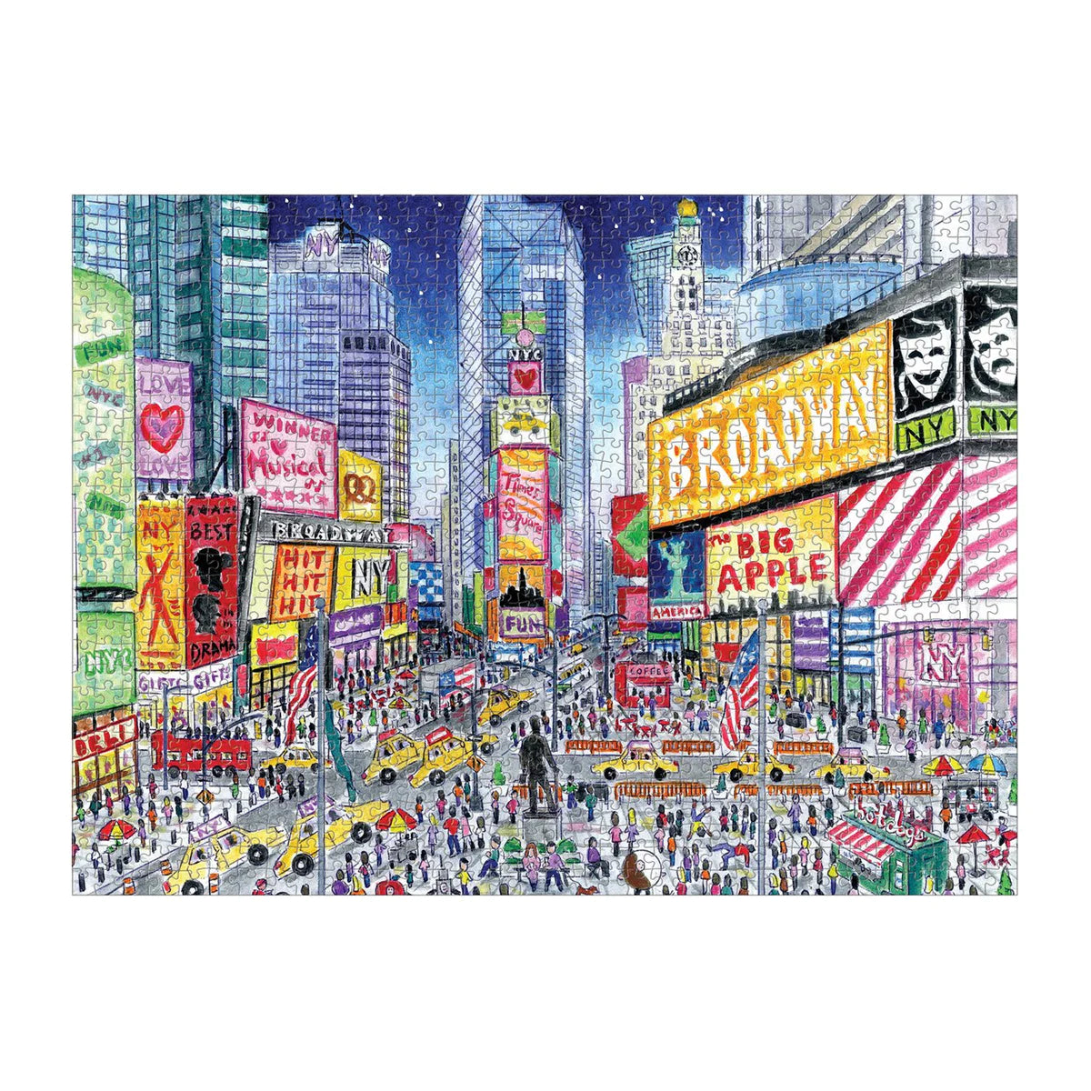Rompecabezas de 1000 Piezas Times Square de Michael Storrings