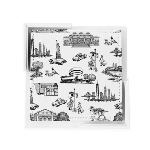 New York Toile Coaster Set