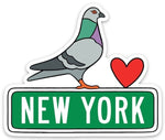 Sticker:  NY Pigeon Heart