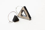 Triangle with Void Earrings