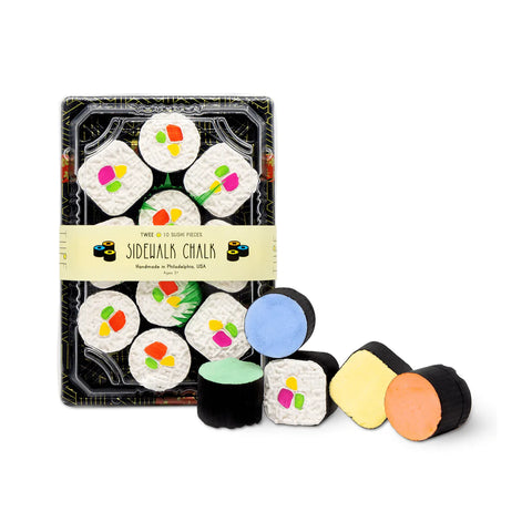 Sushi Maki Roll Handmade Sidewalk Chalk